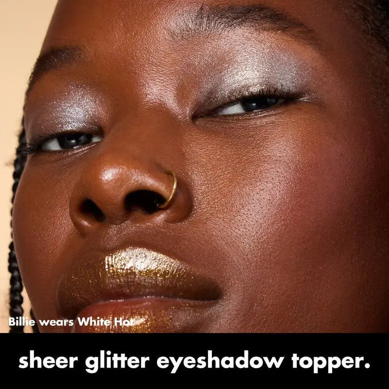 E.L.F. Fine as Fleck Glitter Eyeshadow - Micro-Fine Sparkle Topper, Wear Alone or Layer, Long-Lasting Smooth Formula, 10 Shades